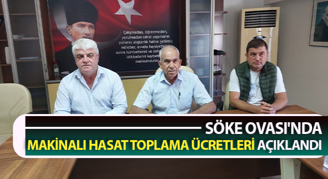 Makinalı hasat toplama ücretleri açıklandı