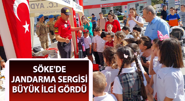 Söke'de Jandarma sergisi büyük ilgi gördü