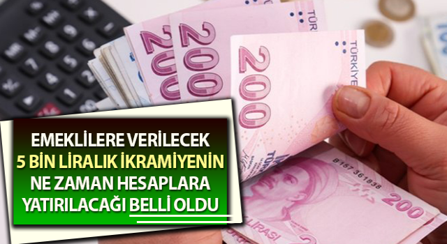 5 bin liralık ikramiyenin ne zaman hesaplara yatırılacağı belli oldu