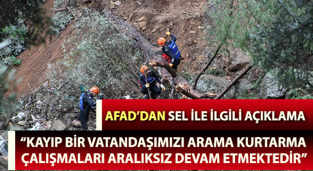 AFAD’dan sel ile ilgili açıklama