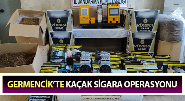 Aydın’da kaçak sigara operasyonu