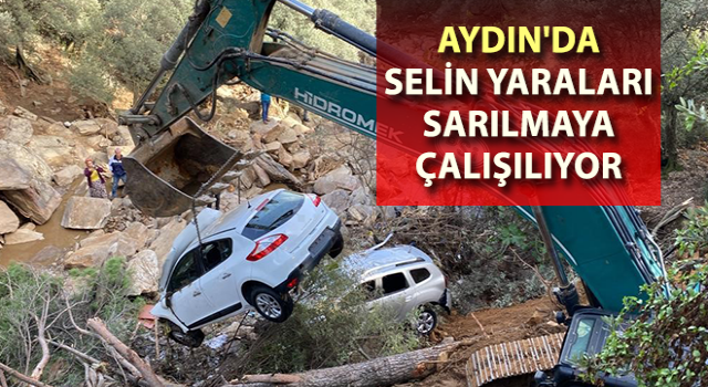 Aydın'da selin yaraları sarılmaya çalışılıyor