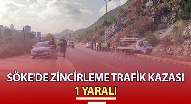 Aydın’da zincirleme trafik kazası