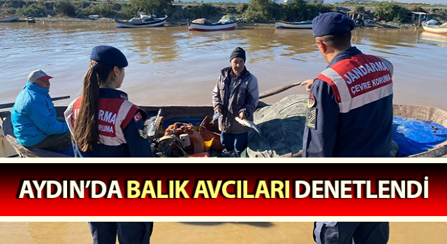 Balık avcıları denetlendi