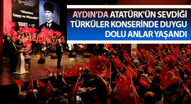 Büyükşehir, Atatürk'ü türkülerle andı