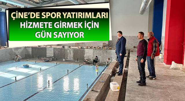 Çine’de Gençlik Merkezi ve yüzme havuzu çalışmaları sürüyor