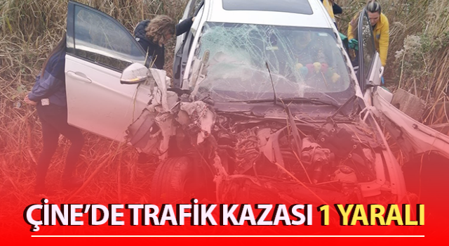 Çine’de trafik kazası: 1 yaralı