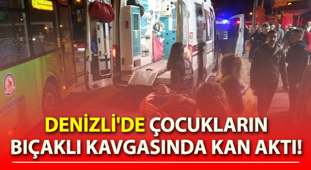 Çocukların bıçaklı kavgasında kan aktı: 1 yaralı