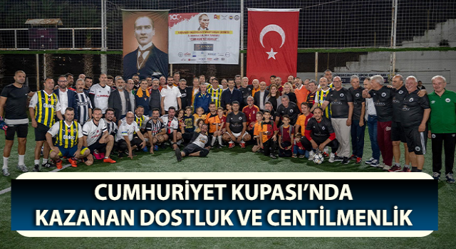 Cumhuriyet Kupası futbol turnuvası düzenlendi