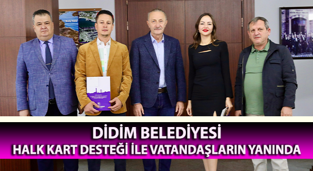 Didim Belediyesi Halk Kart desteği ile vatandaşların yanında