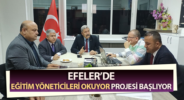 Eğitim Yöneticileri Okuyor projesi başlıyor