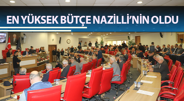 En yüksek bütçe Nazilli’nin oldu