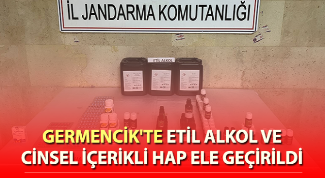 Germencik’te sahte alkol operasyonu