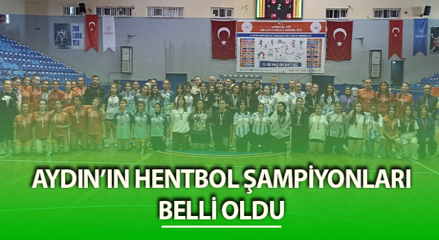 Hentbol şampiyonları belli oldu