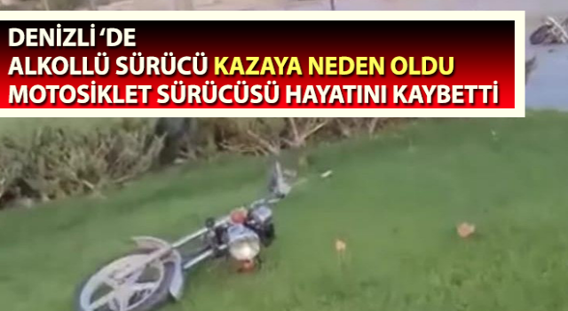 İki parçaya bölünen motosikletin sürücüsü hayatını kaybetti