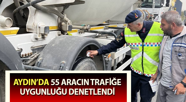 Jandarma 55 aracın trafiğe uygunluğunu denetledi