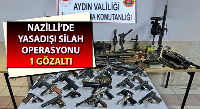 Jandarmadan yasadışı silah operasyonu: 1 gözaltı