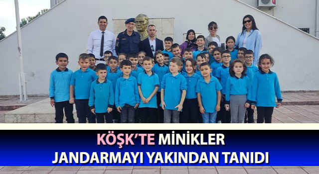 Minikler jandarmayı yakından tanıdı