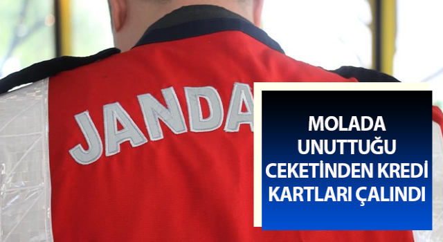 Molada unuttuğu ceketinden kredi kartları çalındı