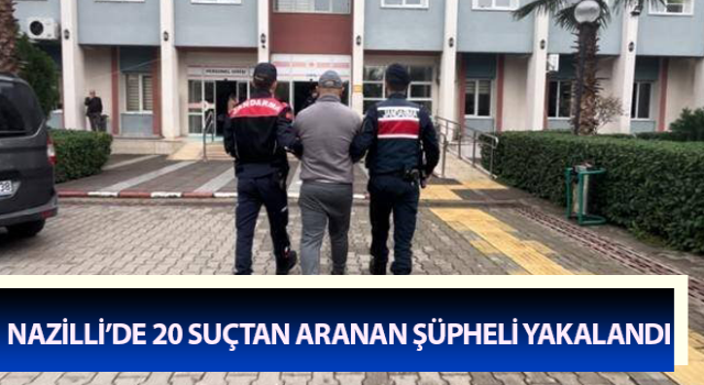 Aydın’da 20 suçtan aranan şüpheli yakalandı