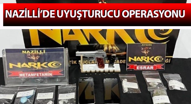 Aydın’da uyuşturucu operasyonu