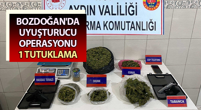 Bozdoğan'da uyuşturucu operasyonu