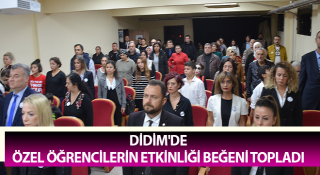 Didim'de özel öğrencilerin etkinliği beğeni topladı