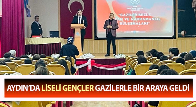 Liseli gençler, gazilerle bir araya geldi