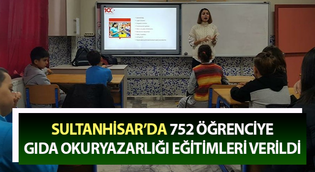 Öğrencilere gıda okuryazarlığı eğitimleri verildi