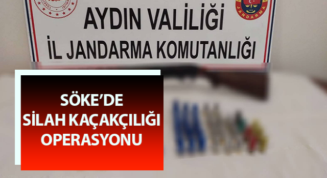 Söke’de silah kaçakçılığı operasyonu