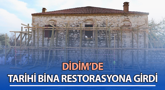 Tarihi bina restorasyona girdi