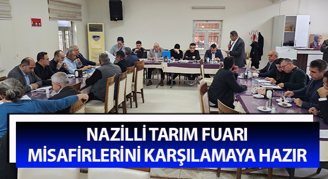 Tarım fuarı misafirlerini karşılamaya hazır