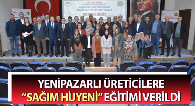 Üreticilere “sağım hijyeni” eğitimi verildi