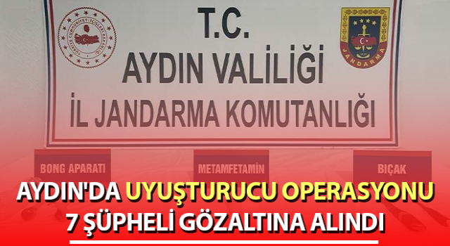 Aydın jandarması uyuşturucuya geçit vermiyor