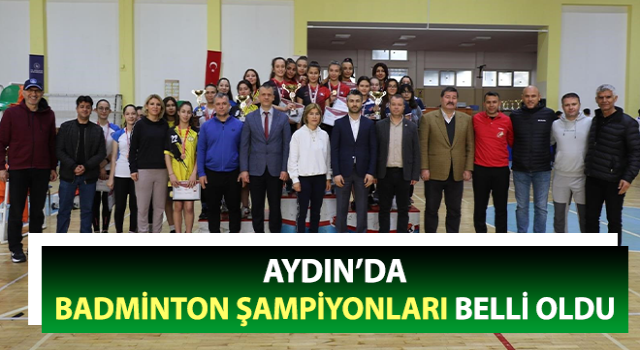 Aydın’da Badminton şampiyonları belli oldu