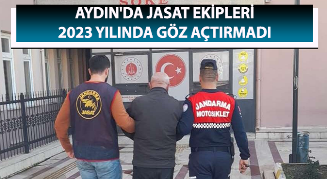 Aydın'da JASAT ekipleri 2023 yılında göz açtırmadı