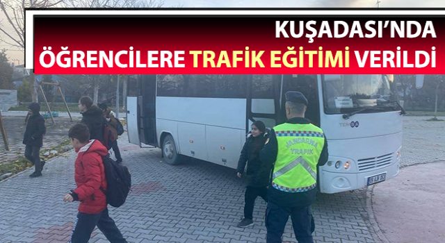 Aydın’da öğrencilere trafik eğitimi verildi