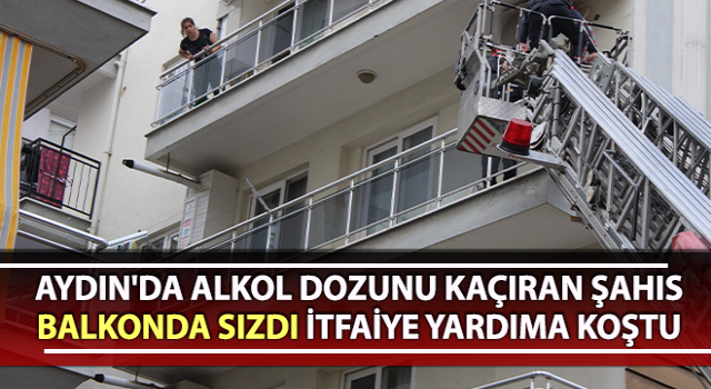 Buz gibi havada balkon da uyudu kaldı