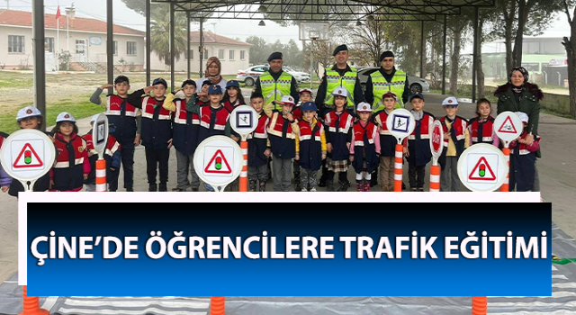 Çine’de öğrencilere trafik eğitimi