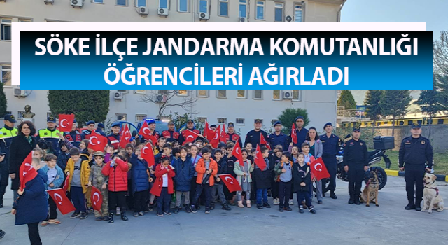 Jandarma ekipleri öğrencileri ağırladı