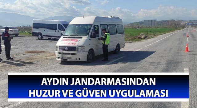 Jandarmadan huzur ve güven uygulaması