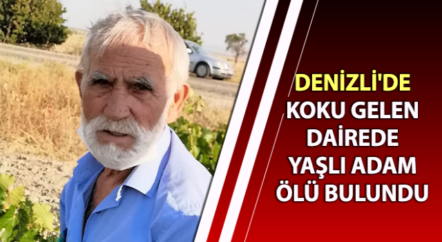 Koku gelen dairede yaşlı adam ölü bulundu