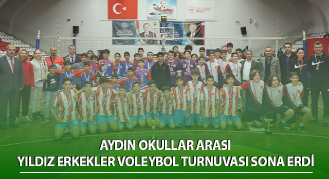 Okullar Arası Yıldız Erkekler Voleybol Turnuvası sona erdi