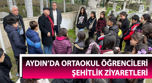 Ortaokul öğrencileri şehitlik ziyaretleri gerçekleştiriyor