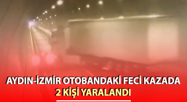 Otobandaki kazada 2 kişi yaralandı