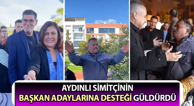 Simitçinin esprili tavrı seçim yarışında ilgi gördü