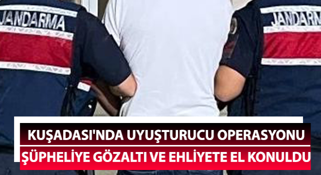 Şüpheli hareketleri ele verdi, uyuşturucu ile yakalandı