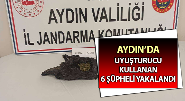 Uyuşturucu kullanan 6 şüpheli yakalandı