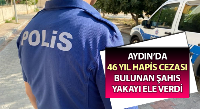 746 suç kaydı bulunan şahıs 56 suçtan aranıyordu