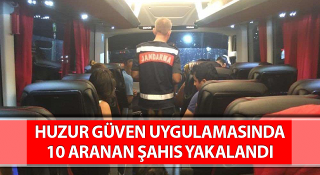 Aydın’da aranan 10 şüpheli şahıs yakalandı